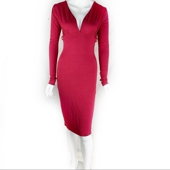 𝅺bnwt-lure High Fashion Keepsake Body Hugging Dress - Picture 1 of 8